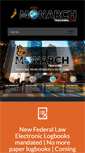 Mobile Screenshot of monarchtracking.com